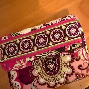 Vera Bradley Pink and Purple Floral Wallet
